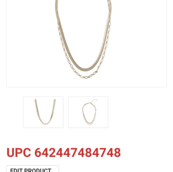 Karl Lagerfeld Paris Gold-Tone Link & Snake Chain  - Picture 5 of 5